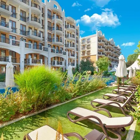 Aparthotel Stylish Apartment In Harmony Grand Resort Sunny Beach With Pool & Balcony