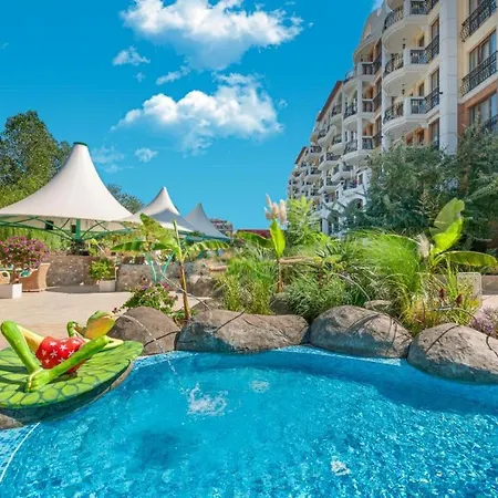 Aparthotel Stylish Apartment In Harmony Grand Resort Sunny Beach With Pool & Balcony Sluneční pobřeží
