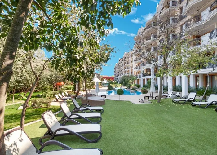 Stylish Apartment In Harmony Grand Resort Sunny Beach With Pool & Balcony Aparthotel *