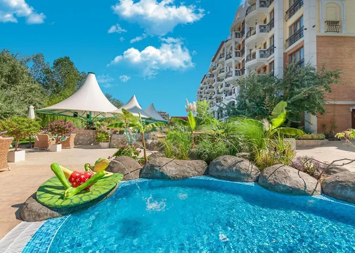 Aparthotel Stylish Apartment In Harmony Grand Resort Sunny Beach With Pool & Balcony Sunny Beach