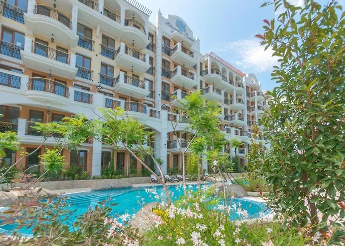 Stylish Apartment In Harmony Grand Resort Sunny Beach With Pool & Balcony Aparthotel