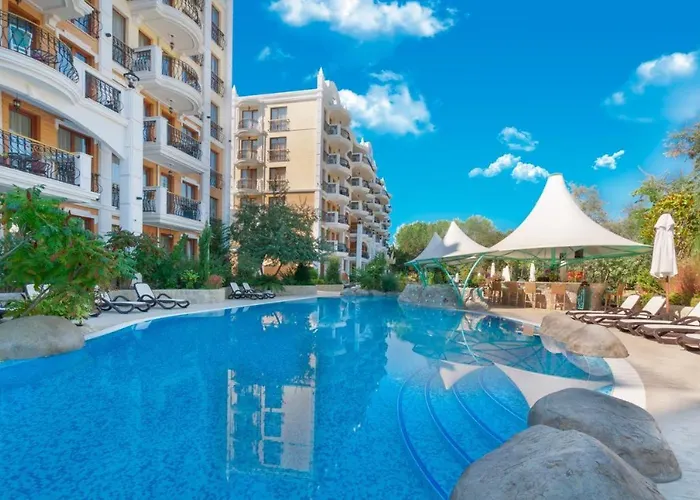 Aparthotel Stylish Apartment In Harmony Grand Resort Sunny Beach With Pool & Balcony Slantschew brjag