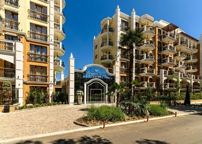 Stylish Apartment In Harmony Grand Resort Sunny Beach With Pool & Balcony * Napospart